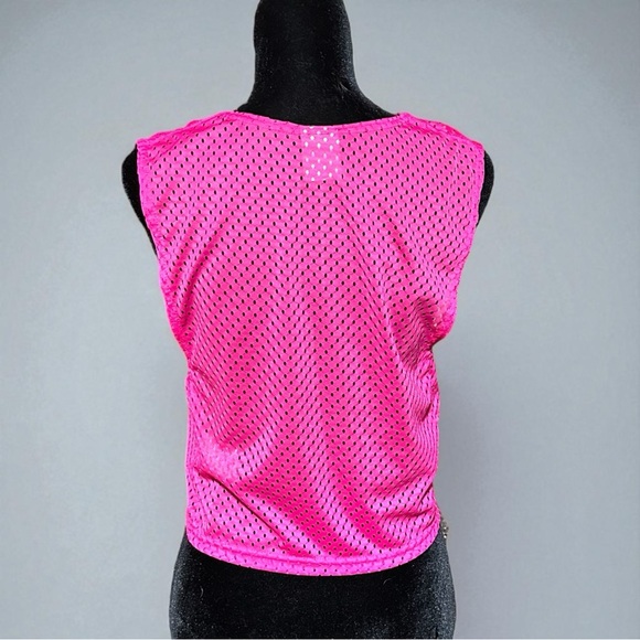 Nike Training Bib Fuchsia Mesh Sleeveless Top Scrimmage Women S Jersey Logo - Picture 2 of 8